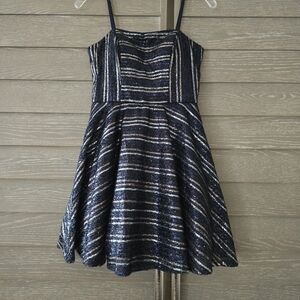 Sparkling Striped Kids Dress